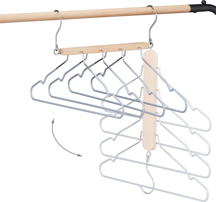 Produktbild Relaxdays Mehrfachkleiderbügel (4 x)