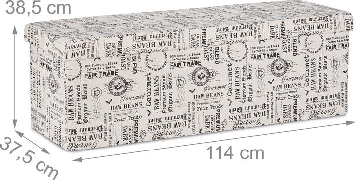 Productafbeelding Relaxdays Bank (114 cm)