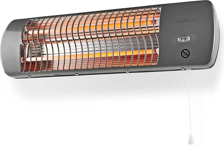 Image du produit Nedis HTBA10GY Chauffe-bain rapide 1200W 12m² Gris (1200 W)