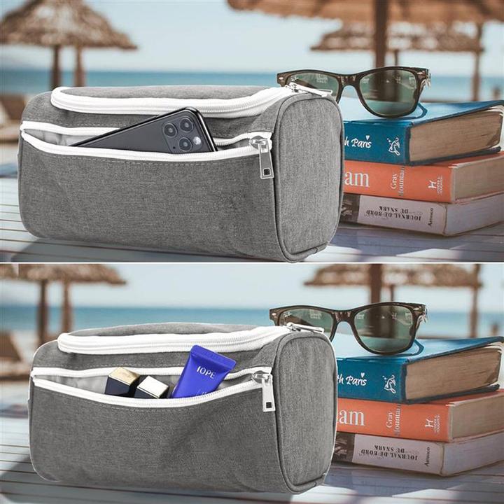 Actual product image Intirilife Toilet bag in GREY