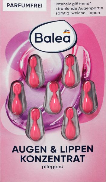 dm Balea Konzentrat Augen & Lippen (Serum, Tag + Nacht)