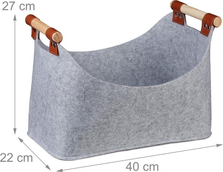 Produktbild Relaxdays Filztasche (40 x 22 x 27 cm)