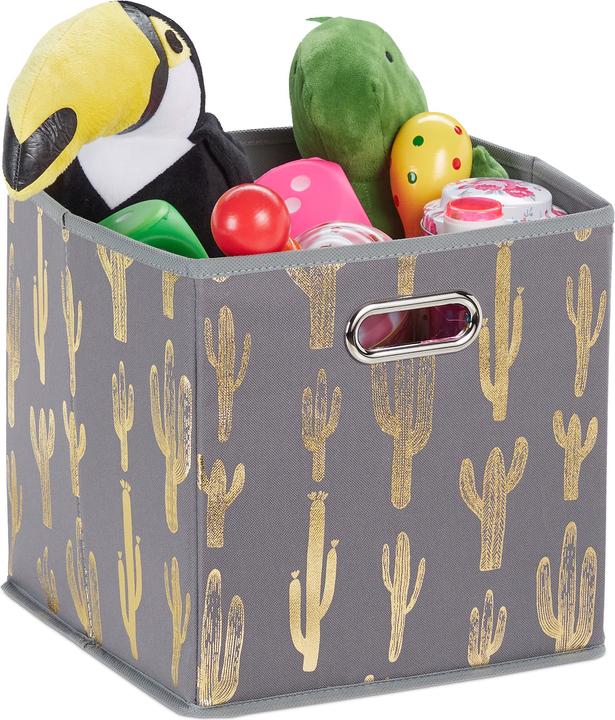 Actual product image Relaxdays Folding box (28.5 x 28.5 x 29 cm, 21 l)