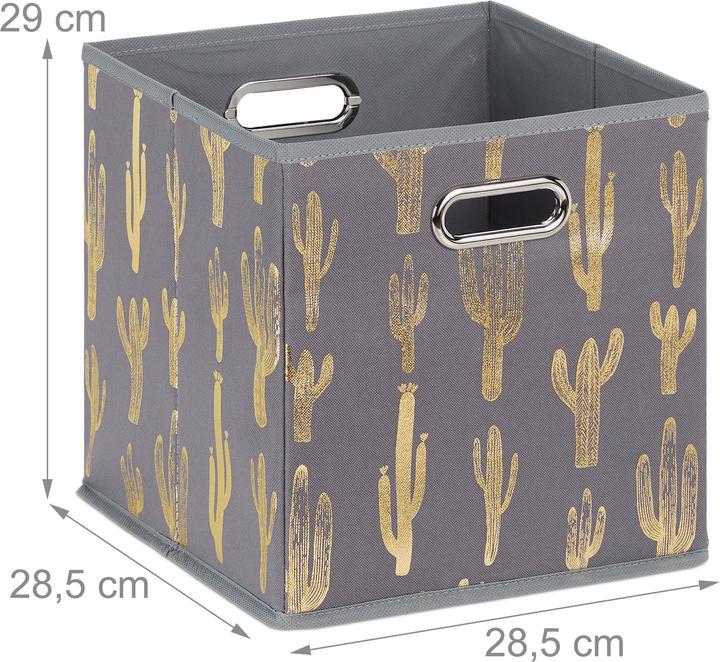Actual product image Relaxdays Folding box (28.5 x 28.5 x 29 cm, 21 l)