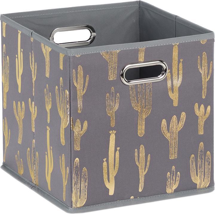 Actual product image Relaxdays Folding box (28.5 x 28.5 x 29 cm, 21 l)