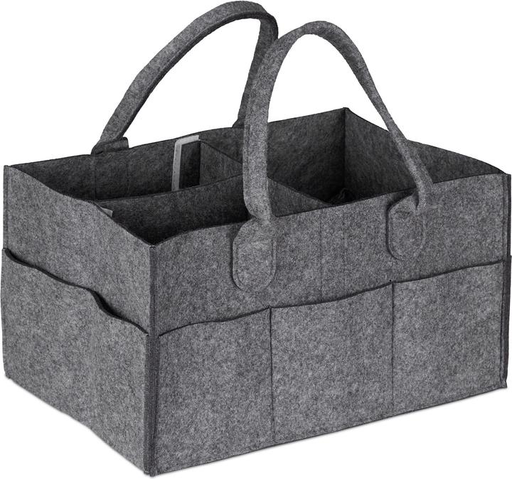 Actual product image Relaxdays Baby Diaper Caddy (1 x, 33 x 23 x 34 cm)