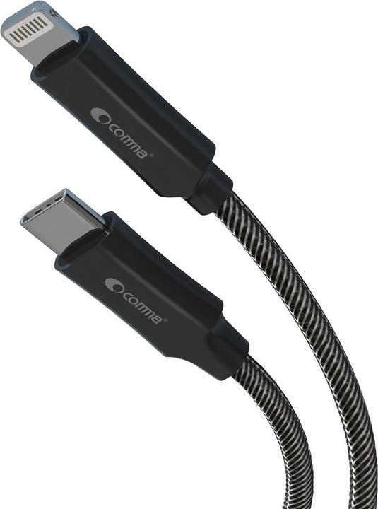 Produktbild Comma Kabel Jub MFi USB-C - Lightning 3A 1,5m grau (1.50 m, USB 3.2 Gen 1)