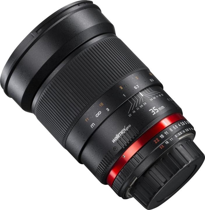 Actual product image Walimex pro Pro lens 35mm, f/1.4, Nikon (Nikon F, full size)