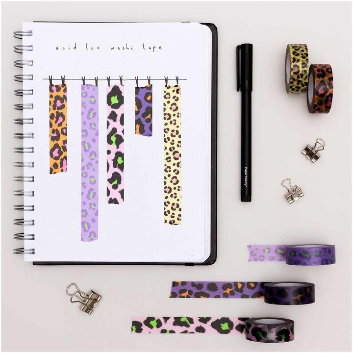 Image du produit Rico Design Washi Tape Leo 5 pièces, multicolore