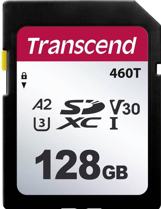 Actual product image Transcend TS128GSDC460T-VS1 SD card retail 128 GB (128 GB, SDXC)