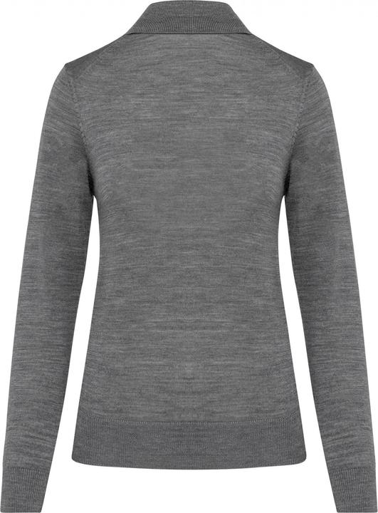 Produktbild Kariban Merino-Pullover mit Rollkragen, Damen (L)