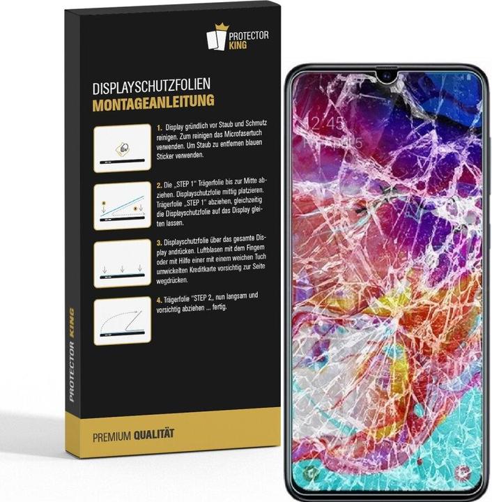 Produktbild Protectorking 4x 9H Panzerglas flexibel HD Klar (4 Stück, Samsung Galaxy M30)