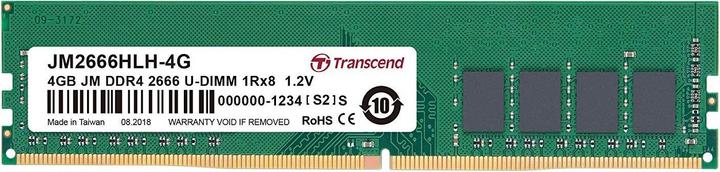 Produktbild Transcend JetRam 4GB DDR4 2666 U-DIMM 1Rx8 1.2V (1 x 4GB, 2666 MHz, DDR4-RAM, U-DIMM)
