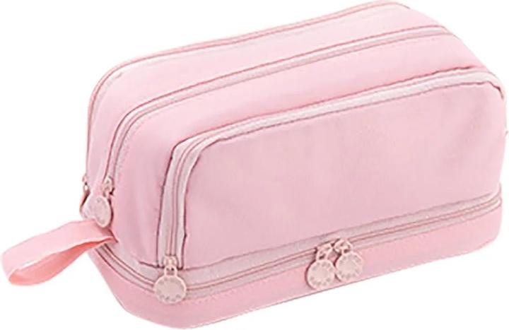 Only-Bags.Store Pencil Bag Pen Case Large Capacity Easy Handle Storage Pouch for Stationery School Student