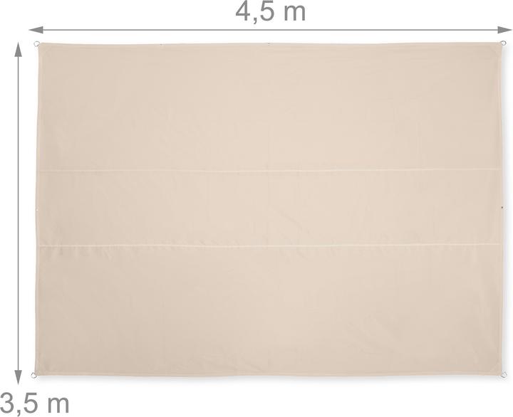 Produktbild Relaxdays Sonnensegel (450 x 350 x 0.5 cm)