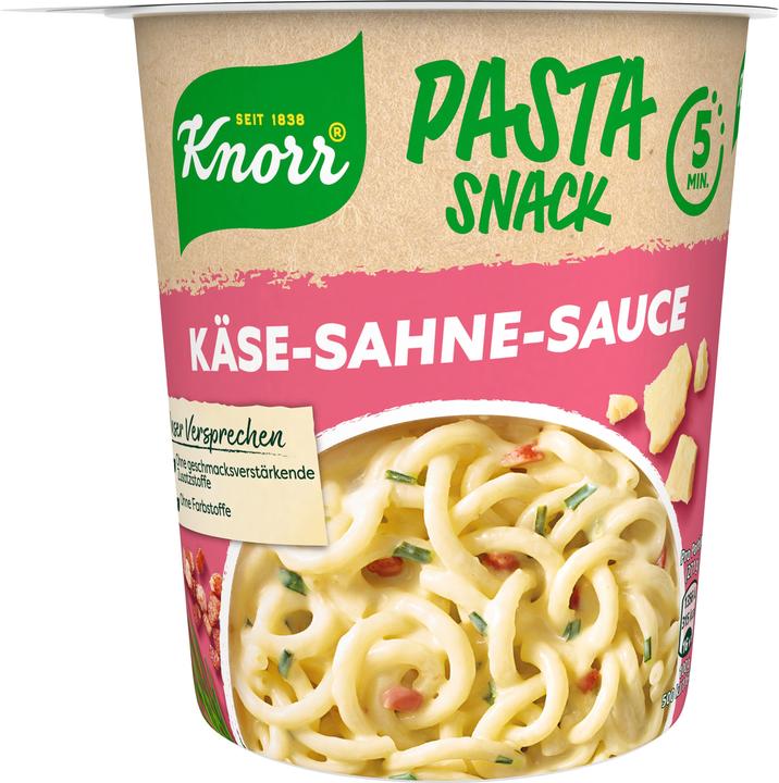 Produktbild Knorr Pasta Snack Pot Käse & Sahne Becher (71 g)