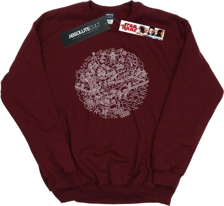 Star Wars Christmas Death Star Sweatshirt (XXL)