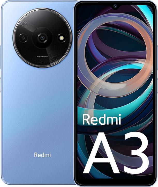 Image du produit Xiaomi Redmi A3 (64 Go, Bleu Étoile, 6.71", Double SIM, 8 Mpx, 4G)