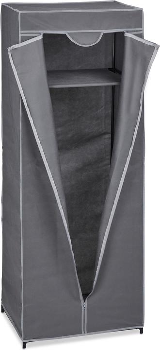 Relaxdays Armoire en tissu (60 x 45 x 157 cm)