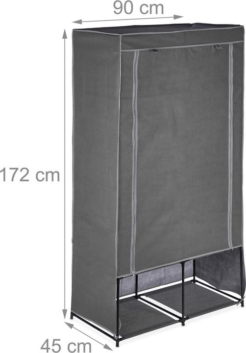 Image du produit Relaxdays Penderie tissu (90 x 45 x 172 cm)