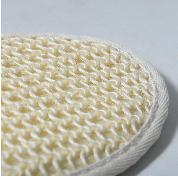 Immagine prodotto MSV Spugna esfoliante in sisal 15 x 12,5 cm, bianco