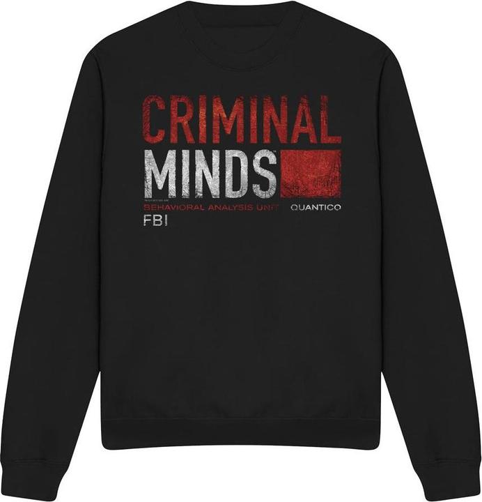 Immagine prodotto Criminal Minds Felpa Carta del Titolo Adulto Unisex (XL)