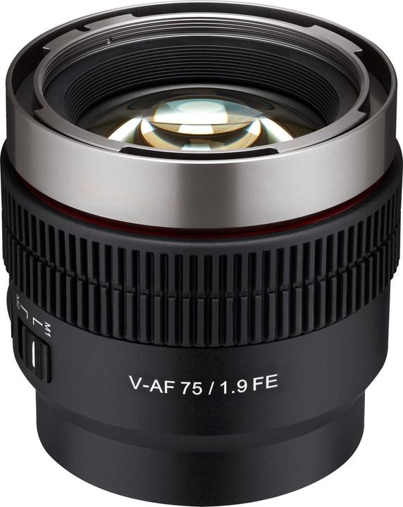 Samyang V-AF 75mm T1.9, Sony E (Sony E, full size)