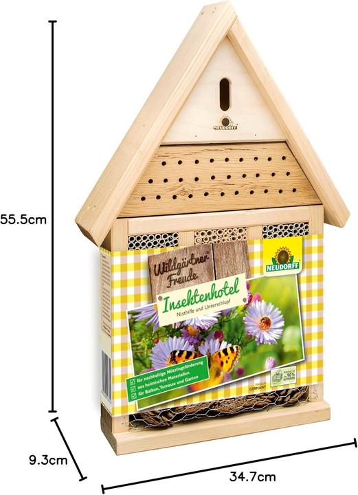 Produktbild Neudorff Insektenhotel (Florfliegen, Ohrwürmer, Wildbienen, Marienkäfer)