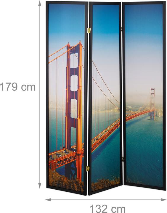 Actual product image Relaxdays Folding screen