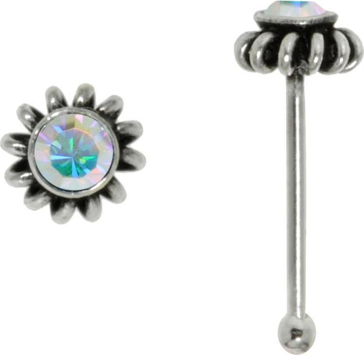 Bijouteria Nasenpiercing (Kristall, Silber 925)