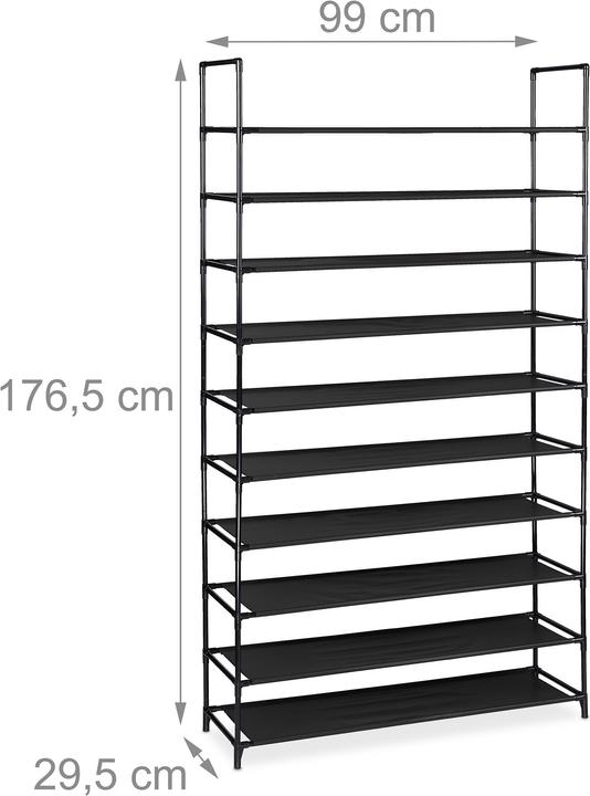 Actual product image Relaxdays Mila (99 x 29.5 x 176.5 cm)