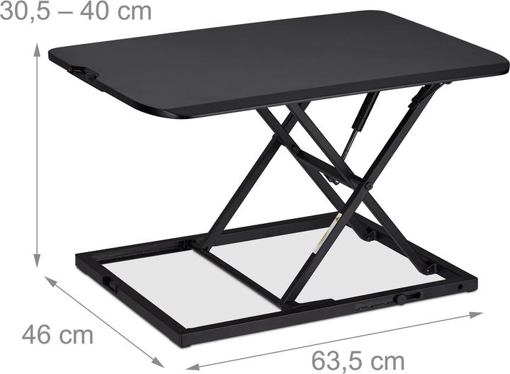 Image du produit Relaxdays Bureau assis-debout