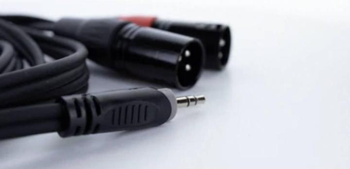 Cordial EY 1 WMM XLR Y-Adapter (1x Klinkenstecker 3.5 mm - 2x XLR-Stecker 3 poli (Zubehör)