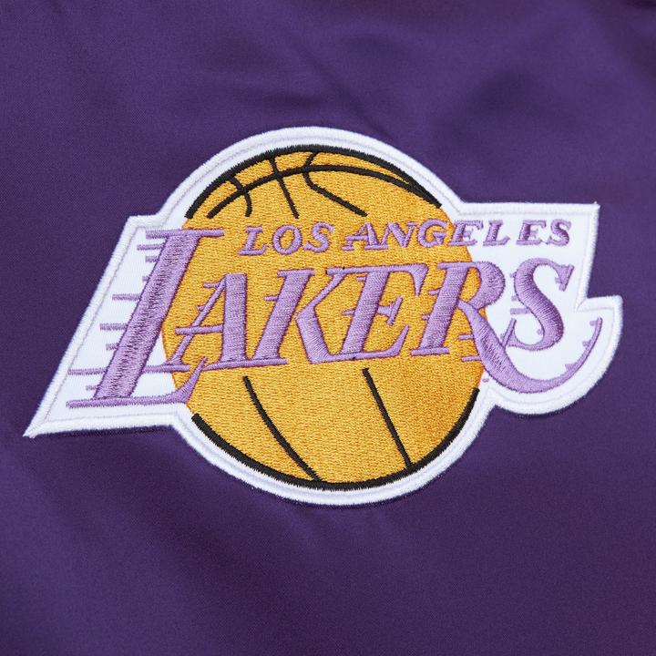 Produktbild Mitchell & Ness M&N Heavyweight Satin Jacke NBA Los Angeles Lakers - M (M)