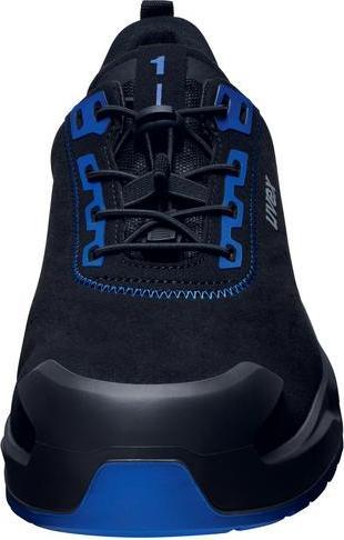 Actual product image Uvex Sports uvex 1 x-craft low shoes S2 68140 black, blue width 14 size 44 (S2, 44)