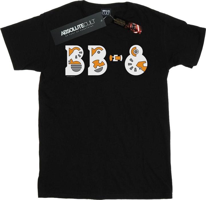 Star Wars The Rise Of Skywalker BB8 Text Logo TShirt (L)