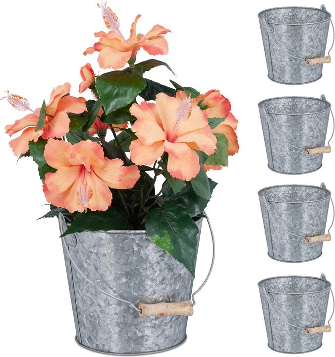Produktbild Relaxdays Zinktopf (17 cm)