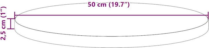 Produktbild VidaXL Kresten (50 x 2,5 cm)
