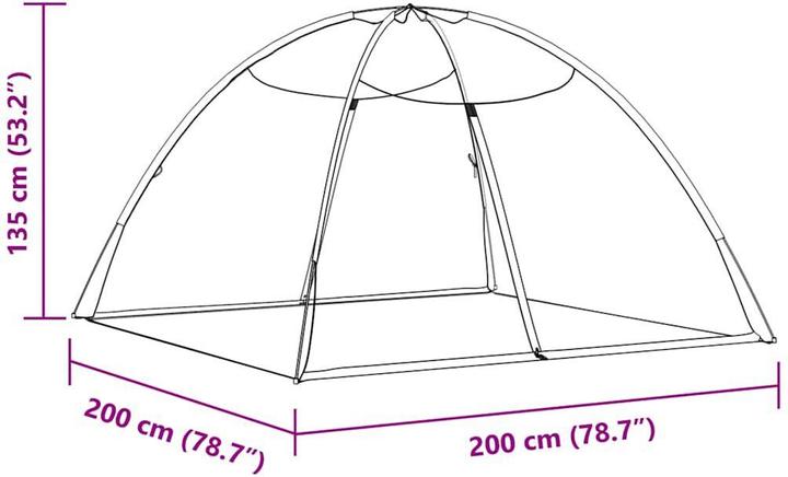Actual product image VidaXL Leyton (200 x 135 cm)