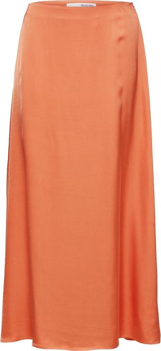 Selected Femme Satin Midi Skirt (40)