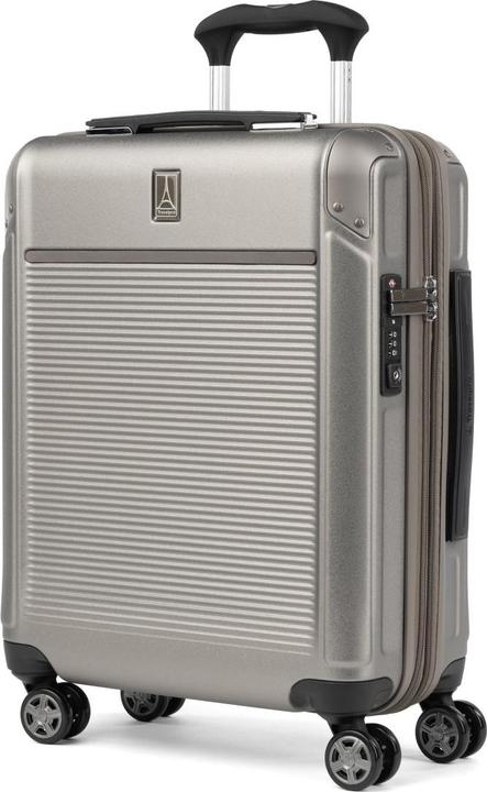 Actual product image Travelpro Platinum Elite - Slim Carry-On Expandable Hardside Spinner Metallic (41 l, Hand luggage (up to 50 litres))