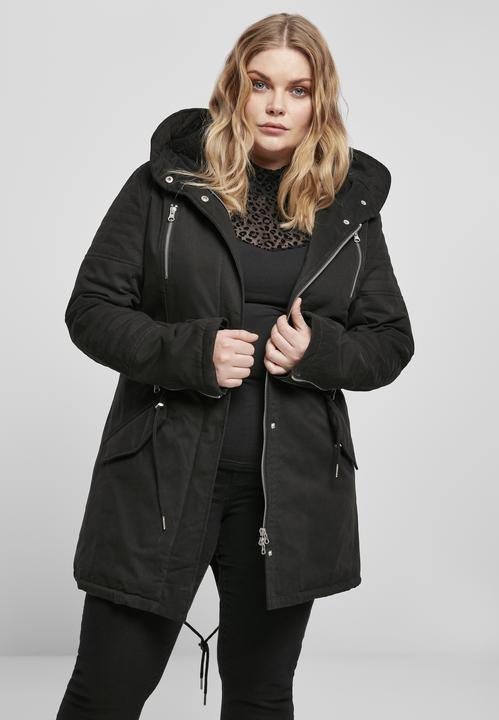 Immagine prodotto Urban Classics Parka donna in cotone foderato con sherpa (S)