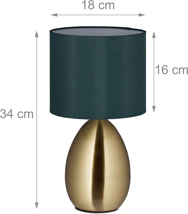 Produktbild Relaxdays Nachttischlampe (E14)
