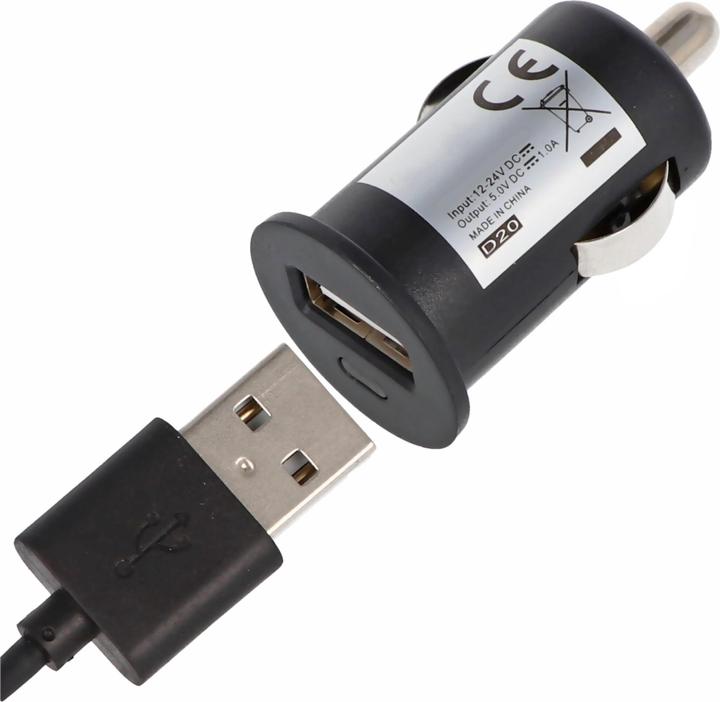 AccuCell 12 Volt USB Auto-Adapter extra kompakt