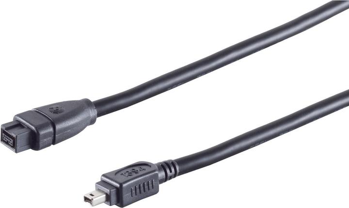 Produktbild Shiverpeaks S CONN maximum connectivity FireWire-Anschlusskabel, IEEE 1394B Kabel, 9-pol Stecker auf 1394A 4-pol (1 m, FireWire)