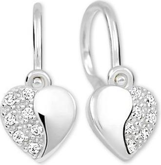 Brilio ChildrenÂ's earrings Hearts made of white gold 239 001 00879 07