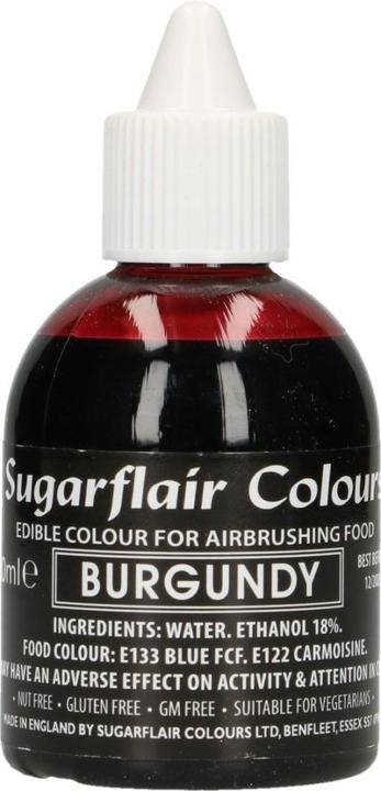 Image du produit Sugarflair Colorant pour aérographe - Bordeaux