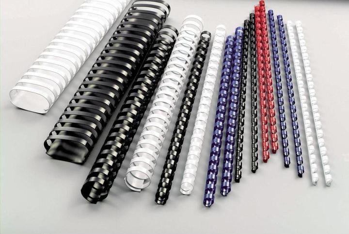Produktbild GBC Binderücken 12mm, 21 Ringe, schwarz, 100 Stk.