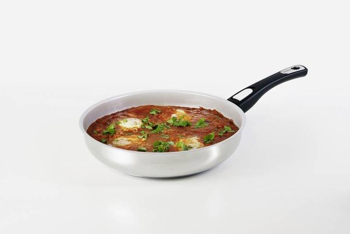 Actual product image Genius Frying pan 2 pcs, Ø 28 cm (28 cm, Pan set + pot set, Stainless steel)