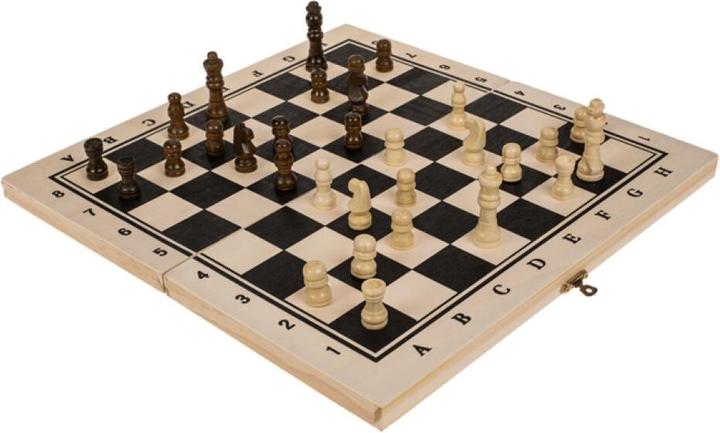 Produktbild Out of the blue ootb - Holz-Brettspiel, Schach, ca. 34 x 34 cm